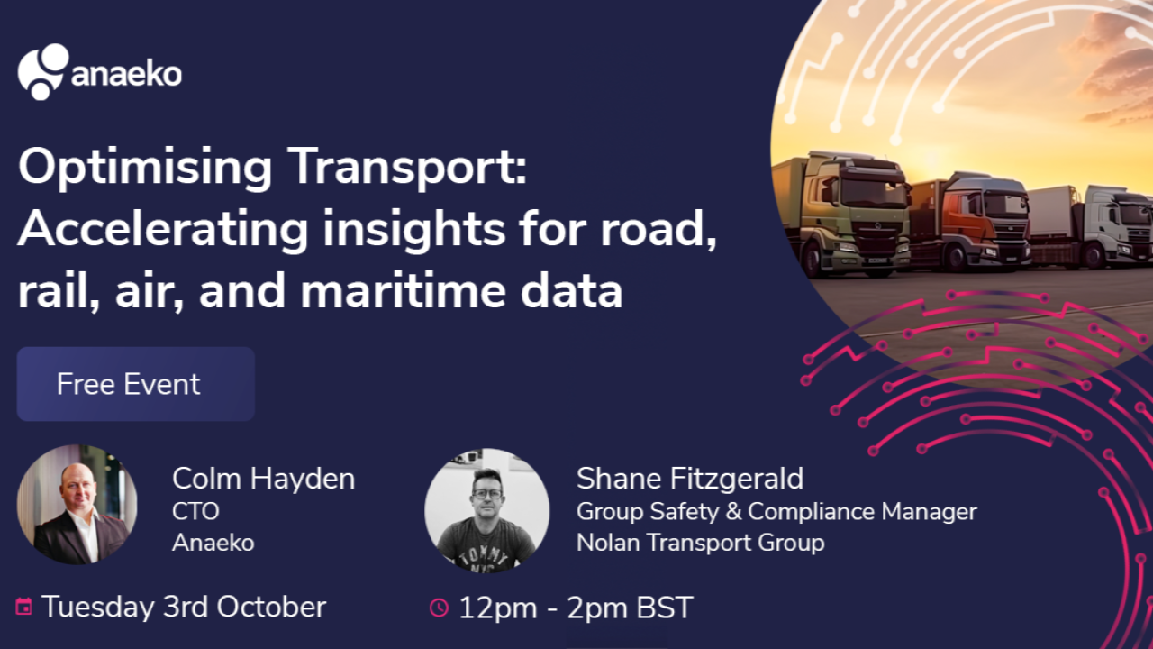 transport data sustainability event