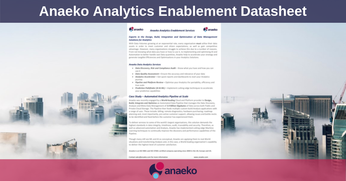 anaeko-analytics-enablement-services-datasheet anaeko-analytics-enablement-services-datasheet