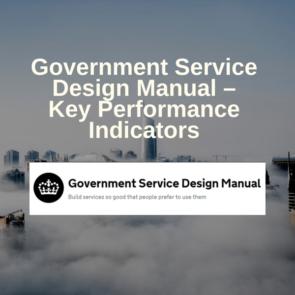 government-service-design-manual-key-performance-indicators