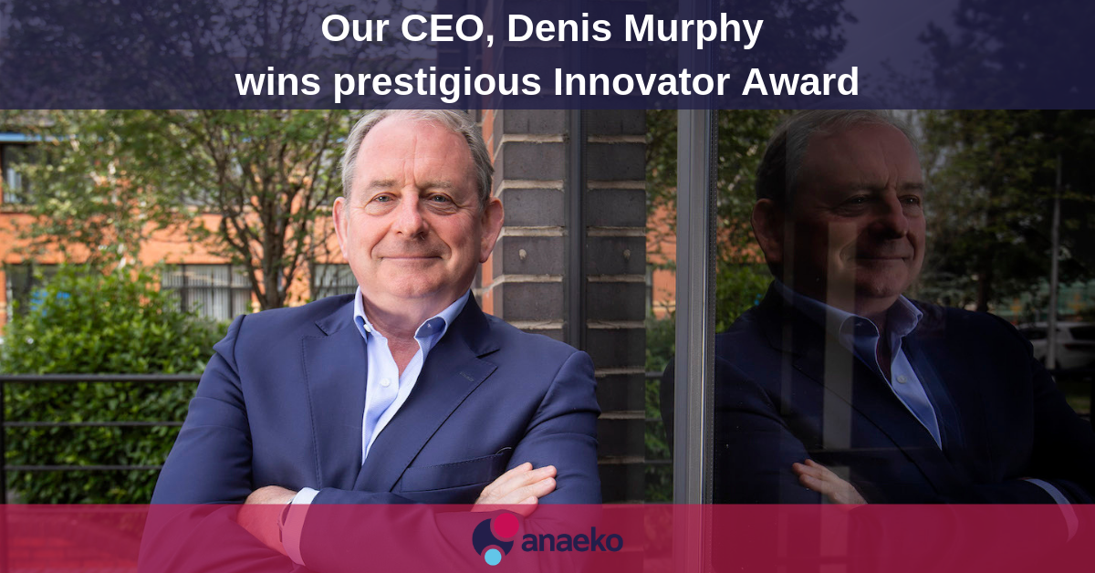 Our CEO, Denis Murphy, wins prestigious Innovator Award